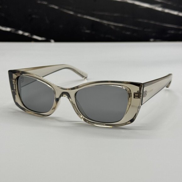 NEW SAINT LAURENT SL593 003 BEIGE WOMEN SUNGLASSES SAINT LAURENT SL 593 003 - Picture 2 of 10